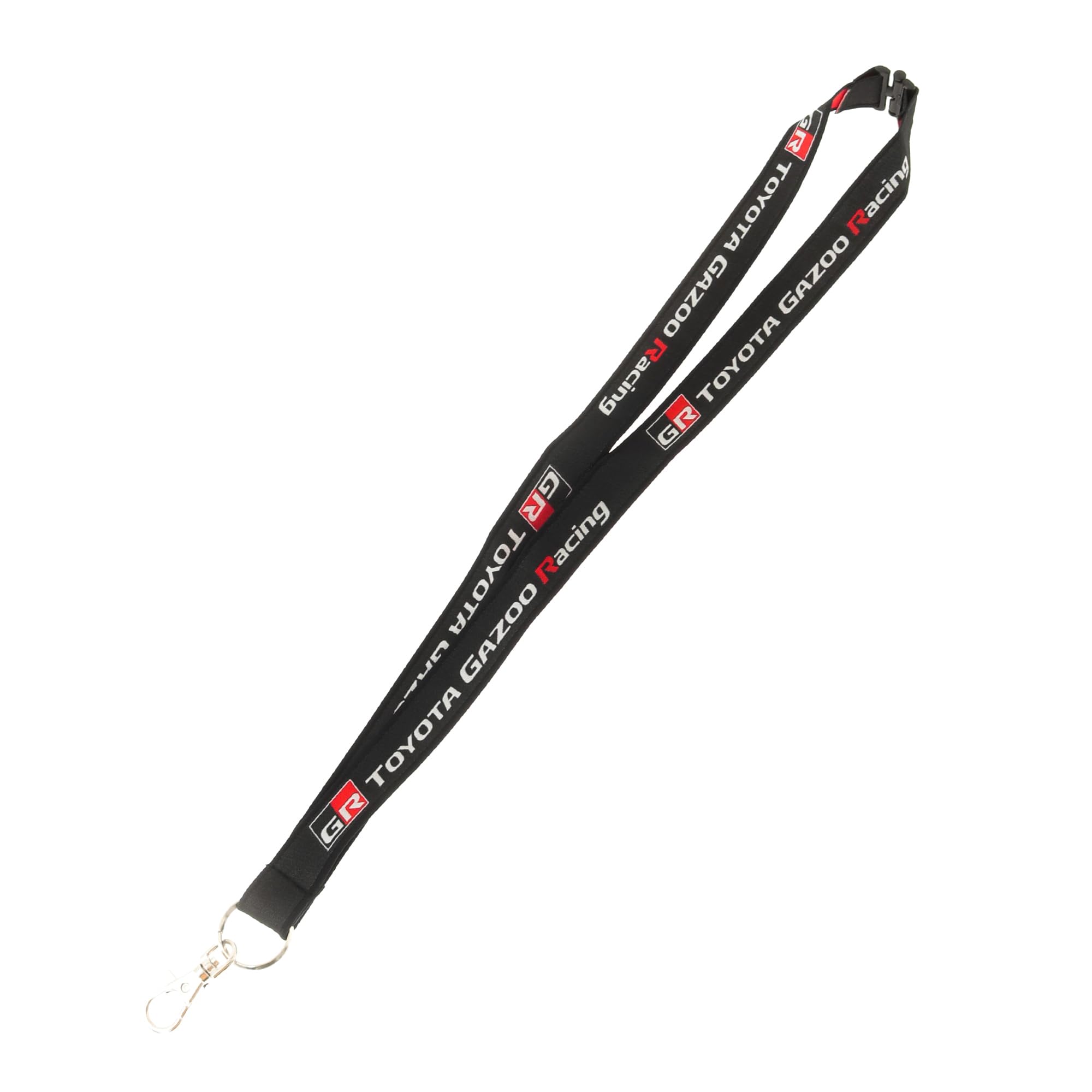 Amazon | TOYOTA GAZOO Racing ネックストラップ（赤黒) TGRC-a010-01